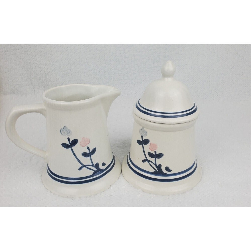 PFALTZGRAFF  WINDSONG  CREAM PITCHER‎ & SUGAR BOWL With LID  RETIRED 1984-1992